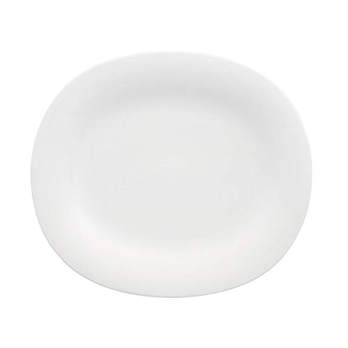 Villeroy & Boch New Cottage Basic Oblong Dinner Plate, 11.5 X 9.75 In, White #TOP14