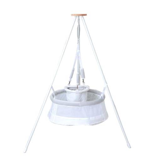 Portable Bassinet and Swing with Soothing Rocking Motion, Versatile Baby Bouncer seat for Infants...