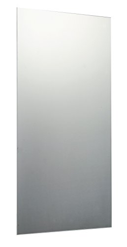 Waterstone ® Plain Frameless Bathroom Mirror with Wall Hanging Brackets (90 x 45cm Rectangle)