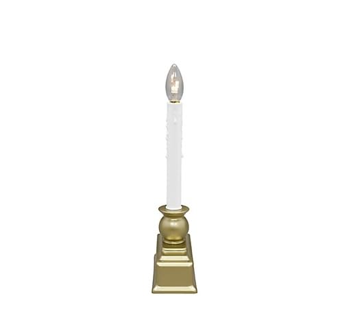Image of berkley jensen LED Window Candles, 6 ct. - Matte Gold