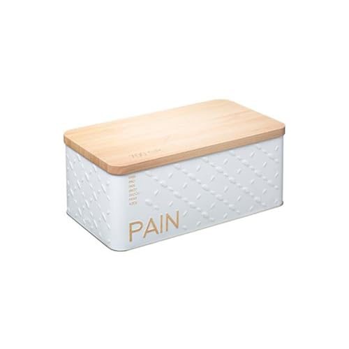 Paris Prix FIVE Simply Smart - Boîte à Pain Scandi 31cm Blanc