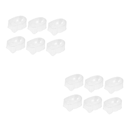 FRCOLOR Thehomeuse - Juego de 12 botes de polvo para inmersión de uñas, de reciclaje para , guías para manicura y arte de uñas