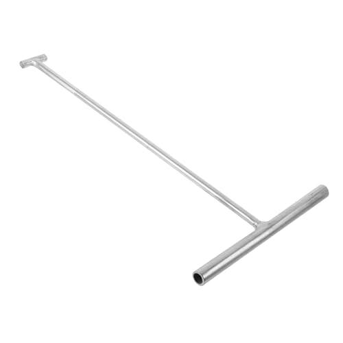 Yardenfun Manhole Cover Hook Storm Drain Cover Hook Sewer Remover Tool Heavy Duty Lid Remover Stainless Steel Silver