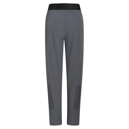 adidas Kids Boys Designed for Stretch Woven Pants Training Casual - Grey2