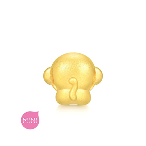 Image of CHOW SANG SANG 999 24K Solid Gold Mini Charm Chinese Zodiac Lovely Cute Animal Mini Charm Bracelet for Women