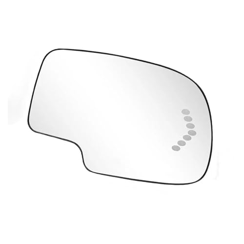 Verre de rétroviseur droit chauffant pour GMC Yukon 2003-2006