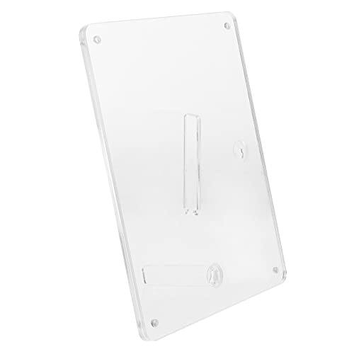 Cadre photo acrylique de bureau transparent pour affichage de table
