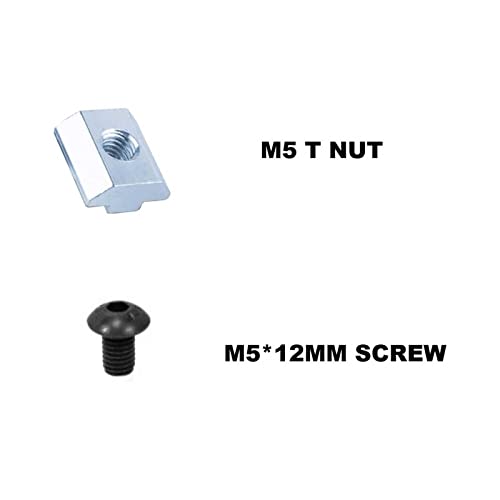 Aluwinkel 20x20 Aluprofil Eckwinkel Verbinder 8pcs mit M5 Muttern und M5 Schraube für Alu Profil 20x20