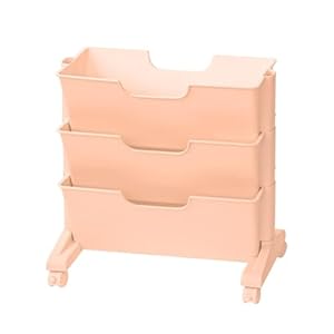 Generisch Bücherwagen IHO4Y63LIDYA9E9PQQQ 3-lagig Mobil