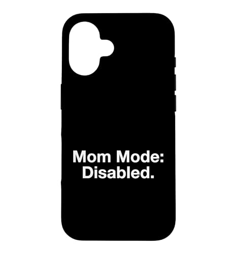 Custodia per iPhone 16 Modalità mamma Disabilitato Esausto Genitore