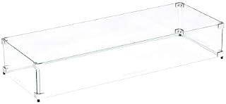 Celestial Fire Glass - 34.5" x 14.5" x 6" Flame/Wind Guard, fits Our