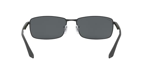 Image of Ray-Ban mens Rb3498 Rectangular Sunglasses