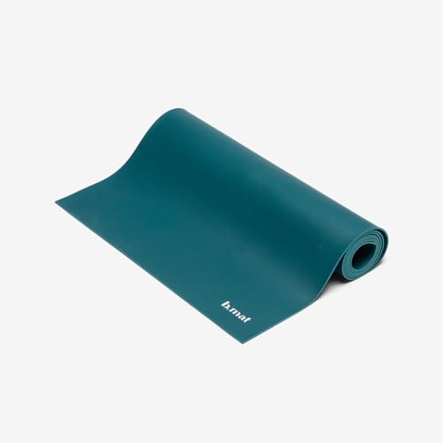 B Yoga Yogamatte B Mat Everyday, Alltags-, Sportmatte aus Naturkautschuk (Ocean Green, Maße: 180 cm x 66 cm x 0,4 cm; Gewicht: 1,8 kg)