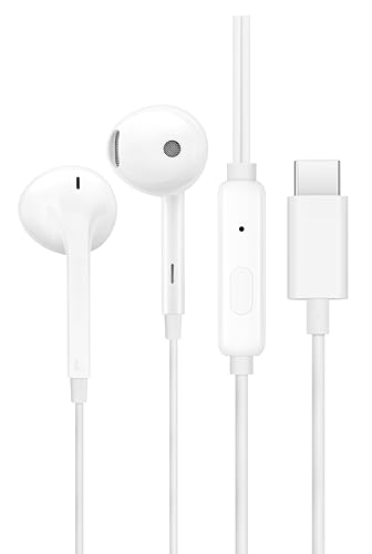 Image of OnePlus Half in-Ear Wired Digital Earphones Lite Type-C MH136 White in
