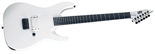 Esp 6 String Ltd M-Ht Arctic Metal Electric Guitar, Snow White Satin, Right, (Lmhtarmsws) #TOP2