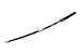 MAKOTO Handmade Shirasaya Samurai Katana Sharp Sword Burgundy Red