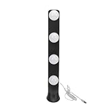 LED Waschtischleuchte, Hell, 4 Lampenperlen, 3 Farbtemperaturen, USB A, für Schlafzimmer, Badezimmer, Ankleidezimmer, Wohnzimmer, Salon (Black)