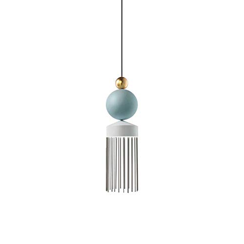 Suspension LED en verre pour restaurant et salle à manger au design nordique