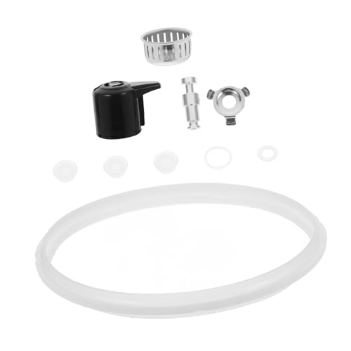 Juego de partes para olla de presión Uonlytech, incluye anillo de sellado, válvula de flotador y válvula de liberación de vapor miniatura 1