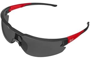 MILWAUKEE Safety Glasses with Tinted Anti-Scratch Lenses - 48-73-2016
