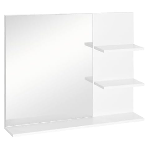 kleankin Modern Wall-Mounted Bathroom Mirror Cover