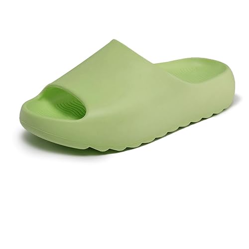 rosyclo Cloud Slippers for Women and Men, Recovery Slides Ultimate Comfort Lightweight Pillow Open Toe Thick Sole Shower Shoes House Indoor Outdoor Beach Sandals with Low Arch Support 6.5-7 