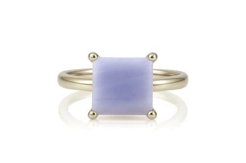 Bague en argent sterling avec agate dentelle Anemone Jewelry