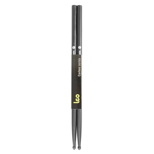 Par de baquetas 5A de fibra de carbono resistentes miniatura 4