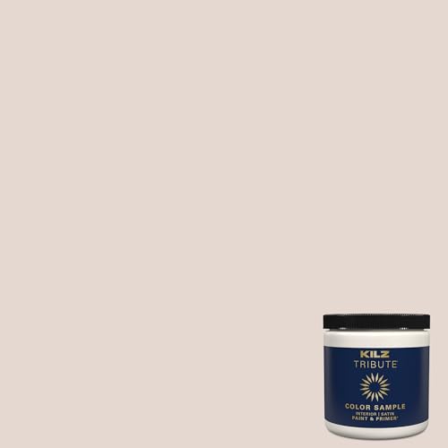 KILZ TRIBUTE Paint & Primer, Interior, Color Sample, Conch Pink, 8 Ounces