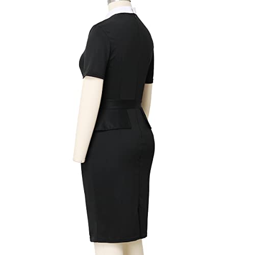 BLESSUME Catholic Church Women Clergy Mass Dress Business Lady Sheath Dress4