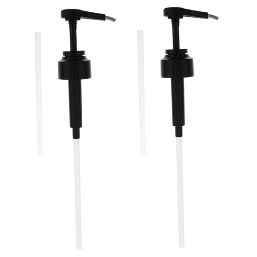 HEALLILY Set of 2 Oyster Sauce Press Bottles Squeeze Sauce Dispensers Ketchup Mustard Pump Stainless Steel