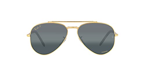 Image of Ray-Ban Unisex Rb3625 New Aviator Aviator Sunglasses