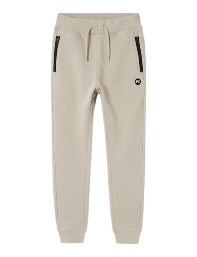 NAME IT Jungen NKMVIMO SWE Pant BRU NOOS Jogginghose, Pure Cashmere, 158 cm NAME IT Jungen NKMVIMO SWE Pant BRU NOOS Jogginghose, Pure Cashmere, 158 cm