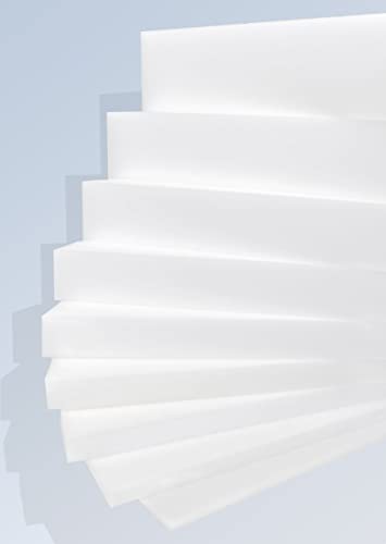 SEEBAUER Living Schaumstoffplatte MEDIUM RG 35/40 - Maßzuschnitt 8cm Höhe