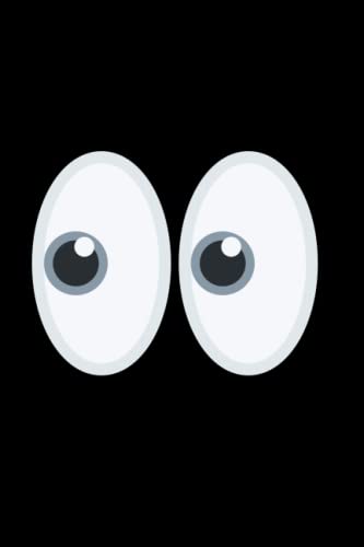 Eyes Emoji Notebook: Paperback, Notepad, Writing Pad, Journal, Gift, A5, Lined, 120 pages, funny