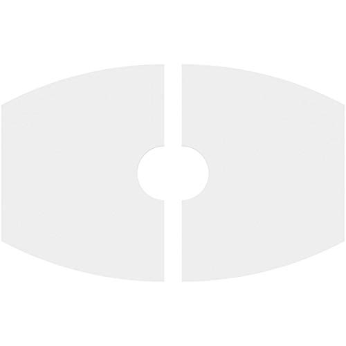 Image of Ekena Millwork CMP36X24KY2-06000 Kailey Architectural Grade PVC Contemporary, Two Piece Urethane Ceiling Medallions 36 inchW x 24 inchH x 6 inchID x 19 1 /2 inchC x 1 inchP