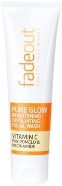 Fade Out Pure Glow Brightening Exfoliating Face Wash with Vitamin C, Pink Pomelo and Niacinamide 100ml | Cruelty Free & Vegan Friendly