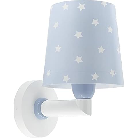 Dalber kinder Wandlampe, Kinderlampe Wandleuchte Wolken Star Light Sterne Blau Cover
