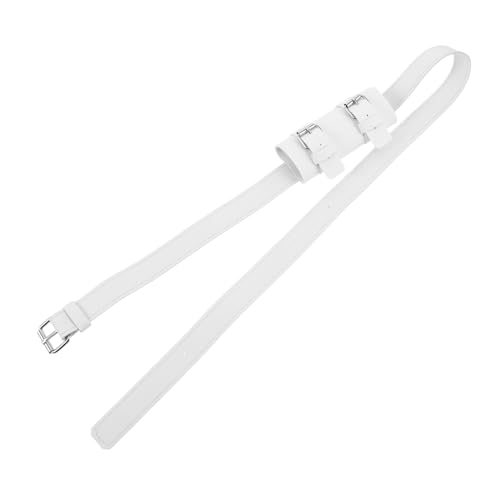 OUNONA Sword Belt Lanyard Sword Sheath Medieval Sword Belt Sword Back Belt Sword Holder Sword Storage Bag Sword Case Sword Belt Sword Belt Holder White Leather