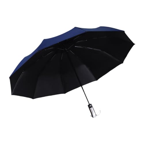 Parapluie pliant pour homme bleu portable contre la pluie