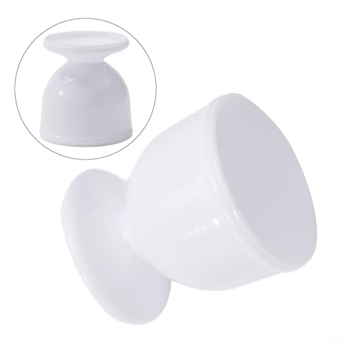 ZWEquipint Kunststoff-Eierbecher-Set für harte, weich gekochte Eier, Küche, Frühstück, Servierständer, Esstischzubehör, weiß, 8 Stück – Bild 7