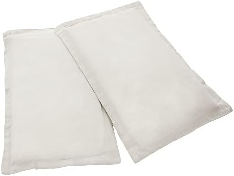 SONGMICS podwójny hamak z 2 poduszkami, łóżko huśtawka nadaje się dla 2 osób, 70% bawełna, 210 x 150 cm, nośność 300 kg, beżowy GDC22M