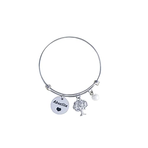 Image of Abuelita Bracelet Gifts for Women in Spanish Jewelry Abuela Present Best Abuelita ever Bracelets Abuelita Bracelet