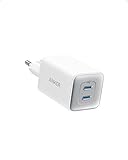 Anker USB C Ladegerät 47W, 523 Charger (Nano 3), kompakt mit 2 Anschlüssen GaN...