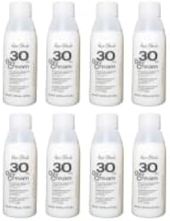 Renée Blanche | Emulsión oxidante de 30 volúmenes, revelador de cabello con aceite de coco y cera de abejas, reavivador de color, compatible con cremas colorantes para el cabello, 6 x 100 ml