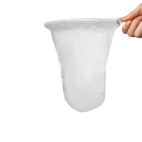 5.3" Large Thai Tea Strainer - Ultra Fine Mesh Сloth Strainer, with Stainless Steel Handle, Reusable, Easy to Clean - Coffee & Tea Filter Suitable for Milk, Juice, Vine & Сottage Сheese Filtering