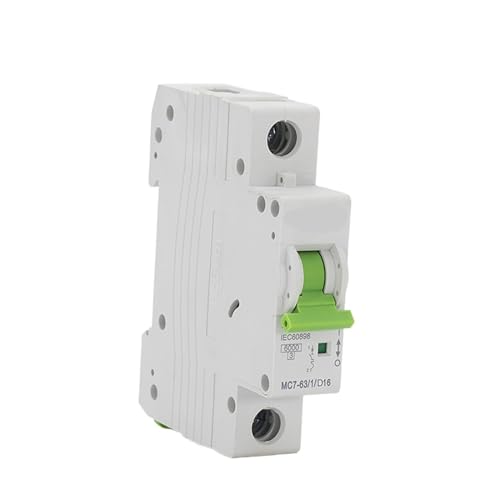 Disyuntor tipo D 16A monofásico de 6KA para protección contra sobrecorriente en hogar 2