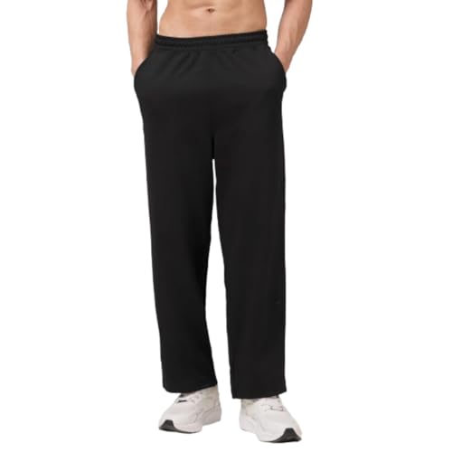 Image of TECHNOSPORT Men's Relaxed Fit Active Out Parachute Track Pant with Elasto Plus for Gym, Running, Training & Workout Wear