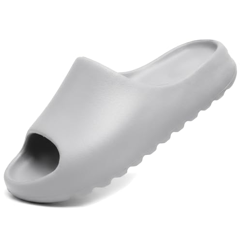 SHASINGGE Kids Cloud Slides for Boys Girls Non-Slip Soft EVA Thick Sole Shower Pillow Slippers Comfy Open Toe Bathroom Pool Summer Beach Sandals