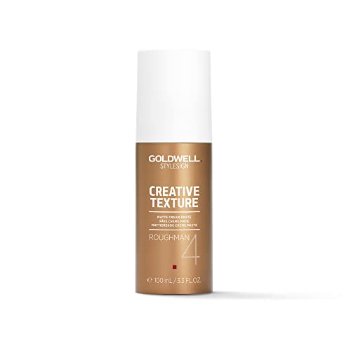 Goldwell StyleSign Creative Texture Roughman 4 Matte Cream Hair Paste for Texture and Body, 100mL